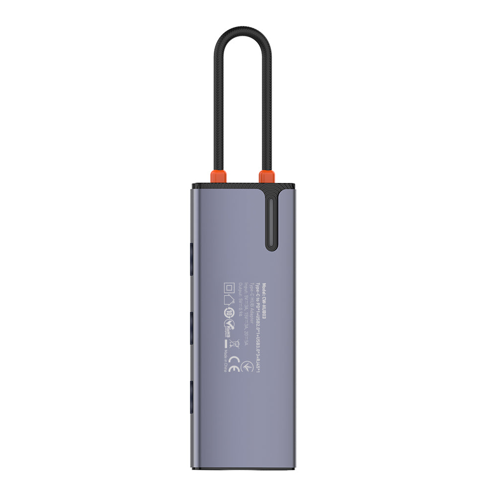 USB-C Hub ColorWay CW-HUB03, 6in1, Silber