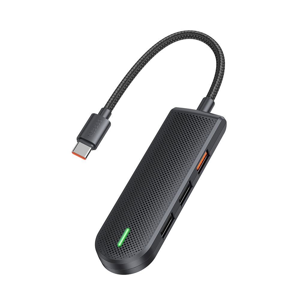 McDodo HU-1430 Star USB-C Hub, 5in1, Black