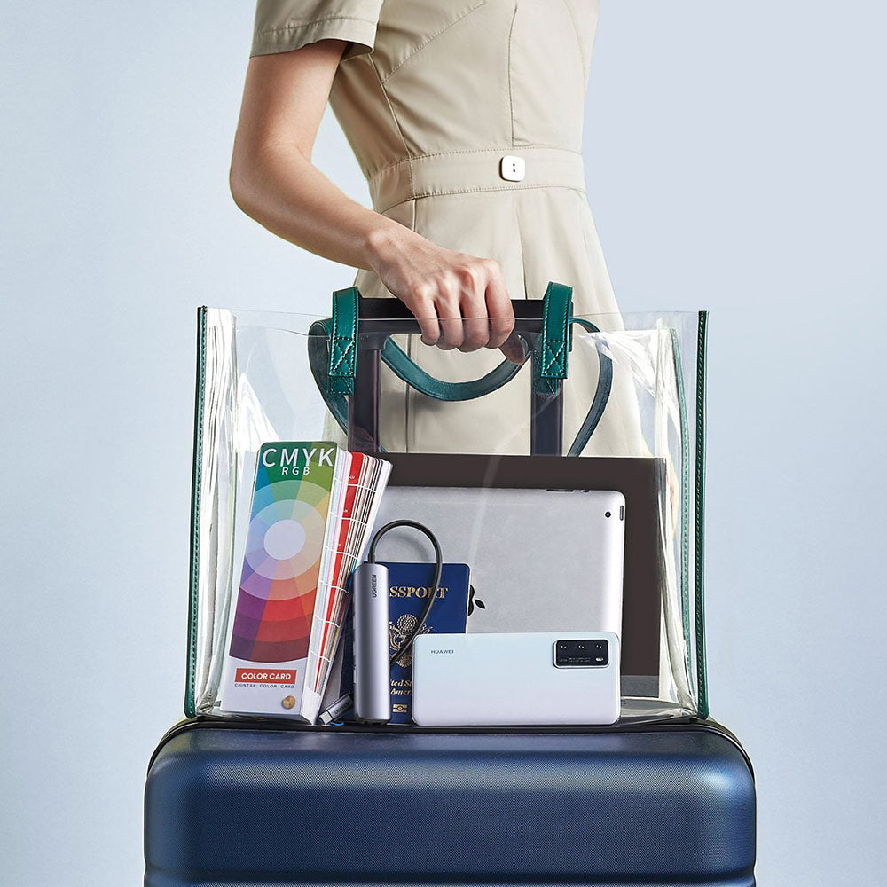 USB-C Hub UGREEN CM418 (10919), 2 x USB-A 3.0 - 1 x USB-C - 1 x HDMI - 1 x RJ45, Grau