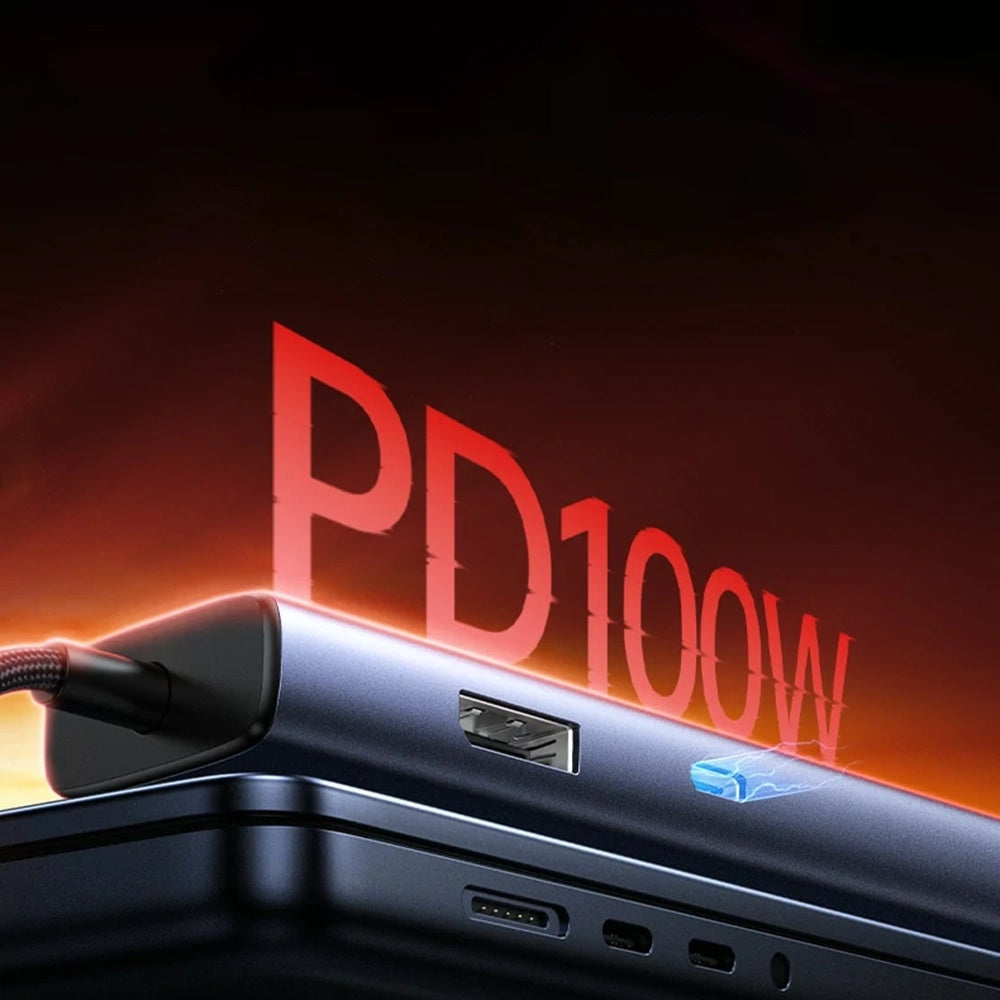 Hub USB-C UGREEN CM512 (75643), 6in1, Grau