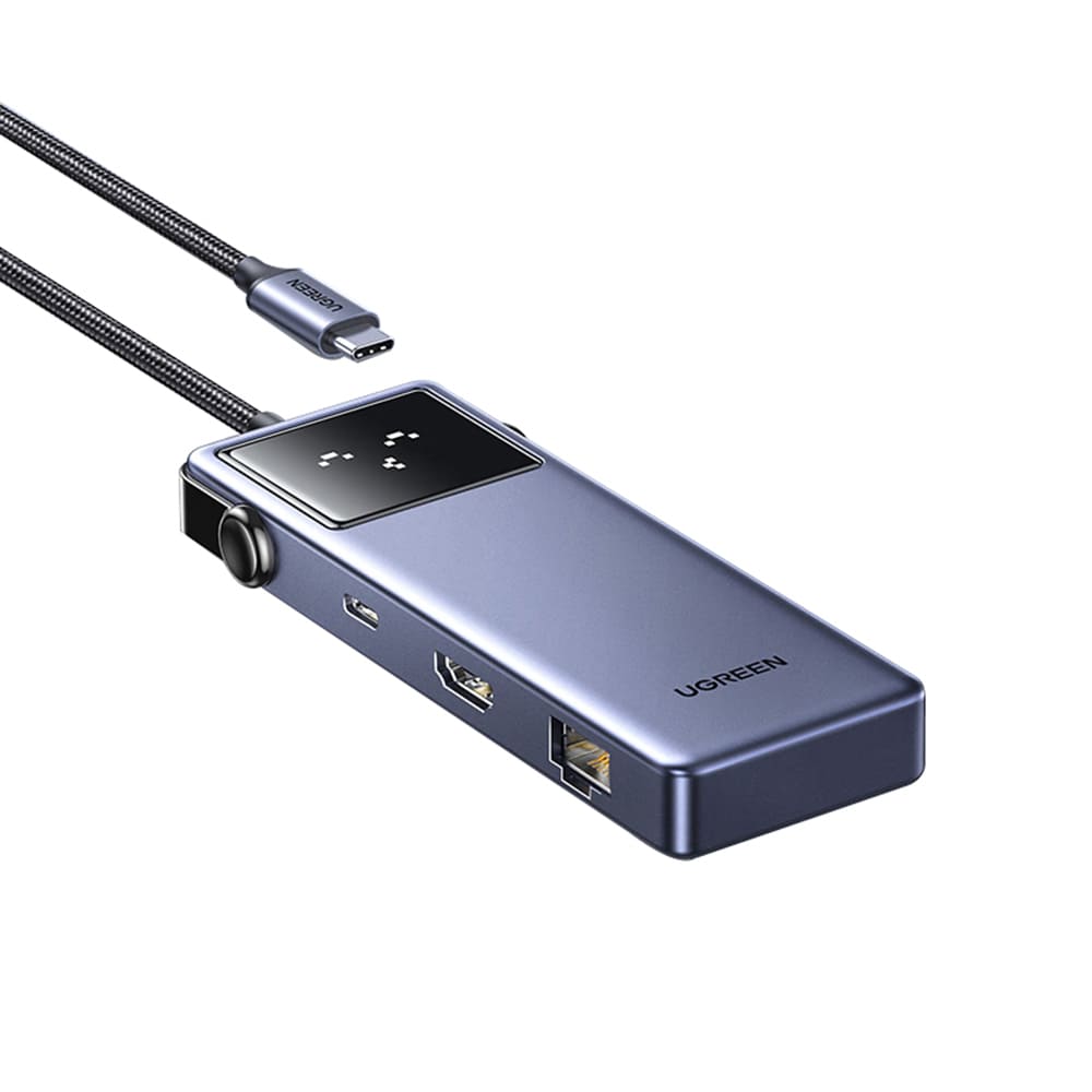 Hub USB-C UGREEN CM888 (45155) Uno, 6in1, Grau