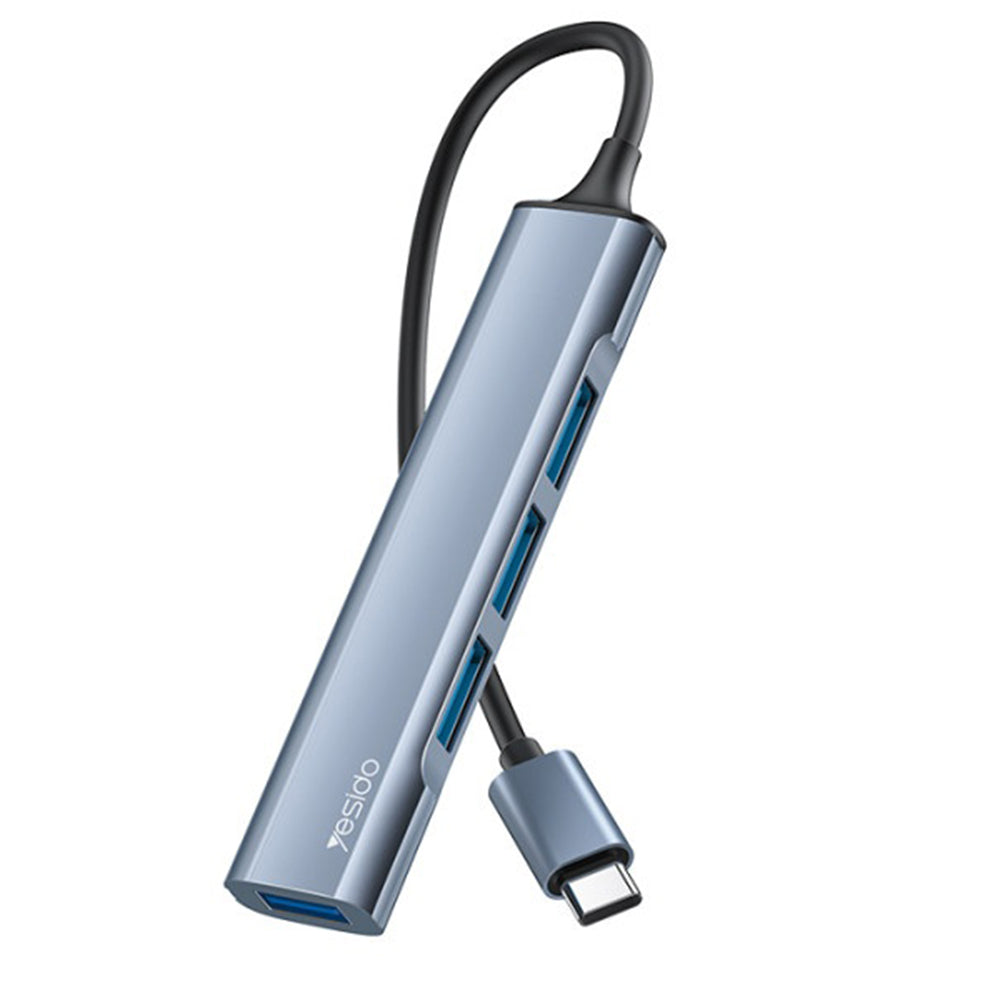 USB-C Hub Yesido HB17, 4in1, Grau