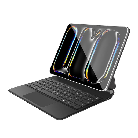 Hülle mit Tastatur für Apple iPad Pro 13 (2025) / (2024), Tech-Protect, SmartCase Magnetic, Schwarz