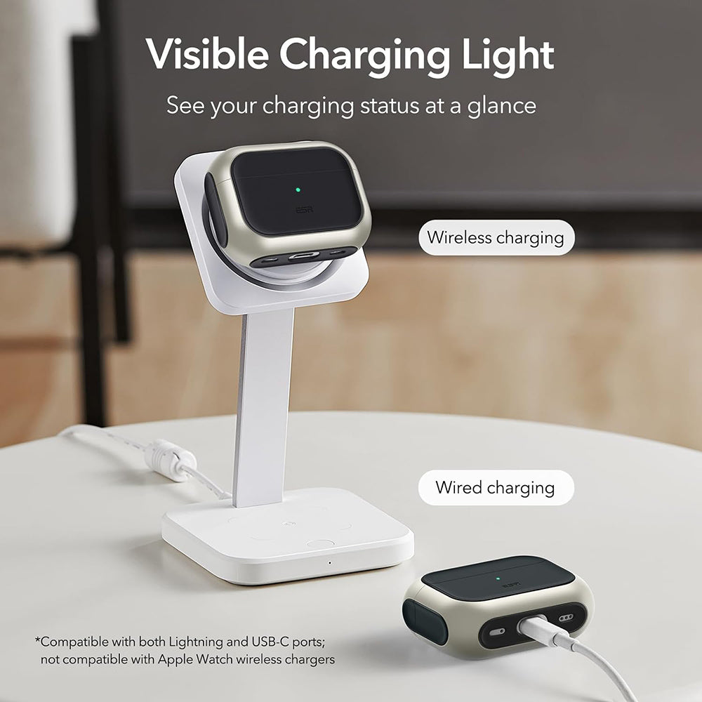 ESR Orbit Hybrid Hülle für Apple AirPods Pro Serie, Grau