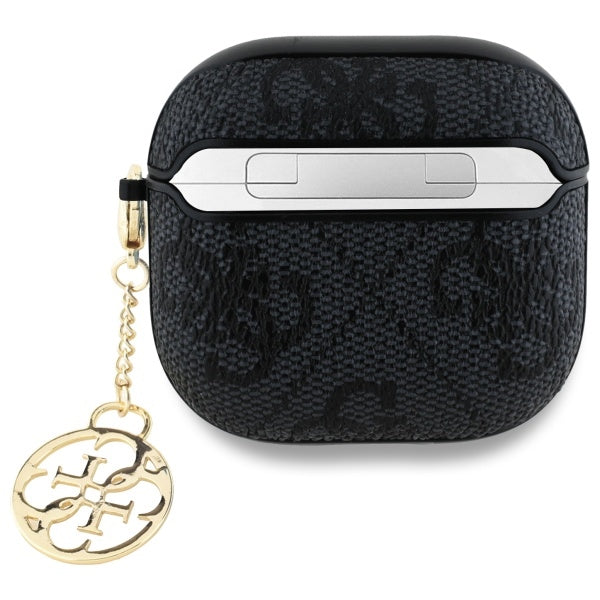 Guess 4G Charm Hülle für Apple AirPods 4, Schwarz