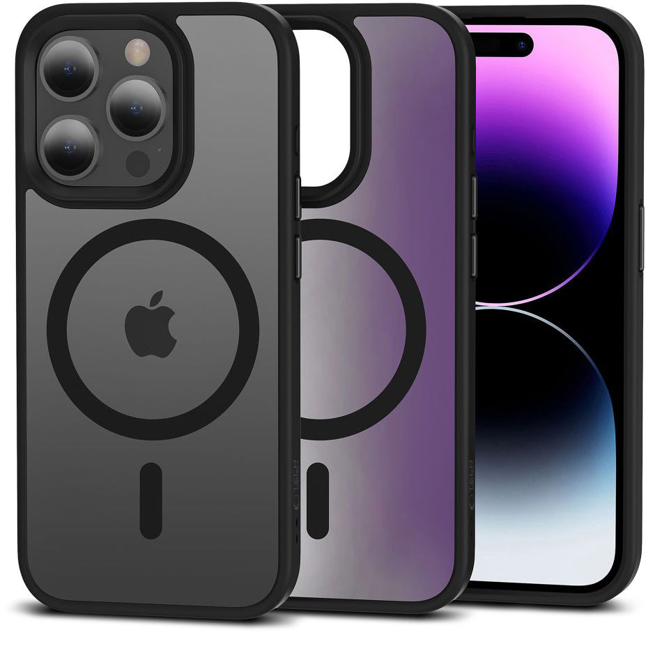 MagSafe Tasche für Apple iPhone 15 Pro Max, Tech-Protect, Magmat, Schwarz