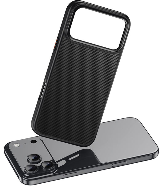 MagSafe-Hülle für Apple iPhone 18 Pro / 17 Pro, OEM, Carbon, Schwarz