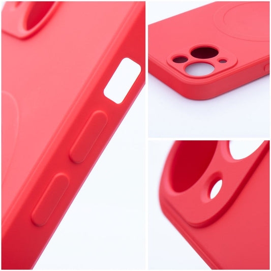 MagSafe-Hülle für Apple iPhone 17e / 16e, OEM, Silicone Mag, Rot