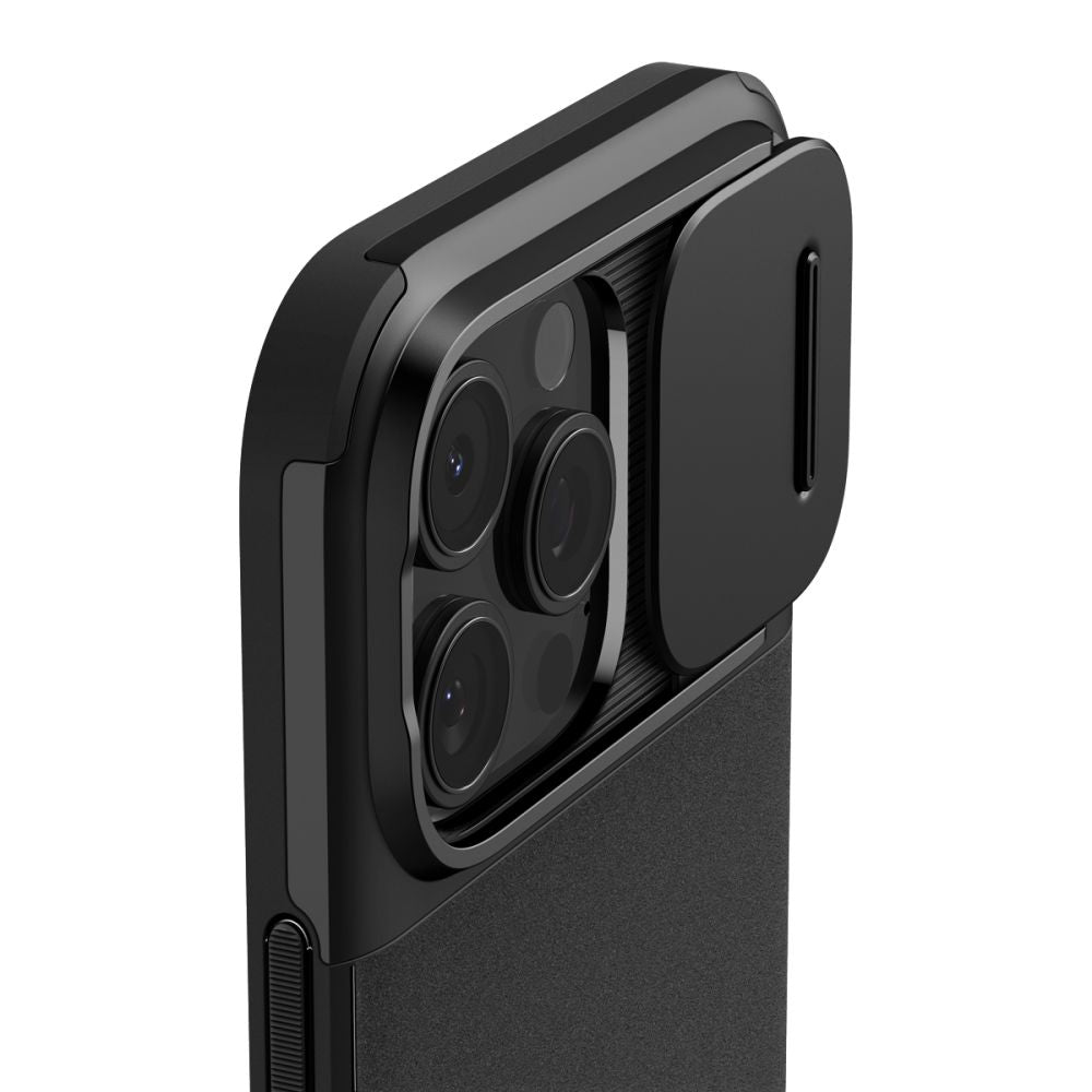 MagSafe Tasche für Apple iPhone 16 Pro, Spigen, OPTIK ARMOR, Schwarz ACS08149