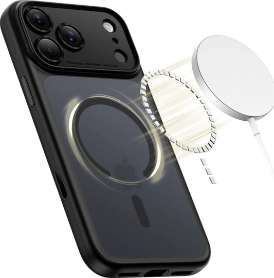 MagSafe Case for Apple iPhone 17 Pro, Tech-Protect, MagPeak, Matte Black