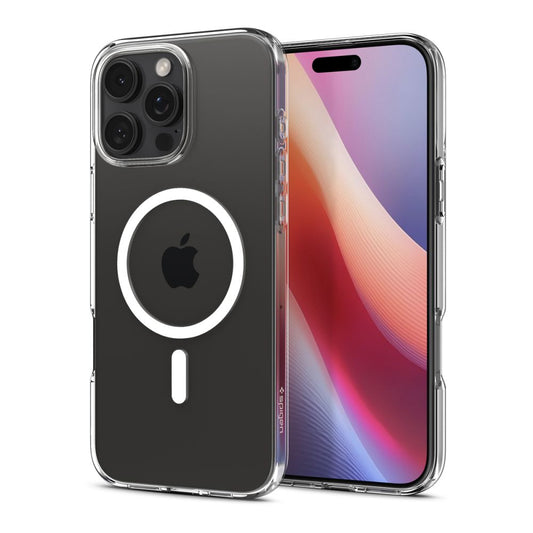 MagSafe Hülle für Apple iPhone 16 Pro, Spigen, Flüssigkristall, Transparent ACS08389