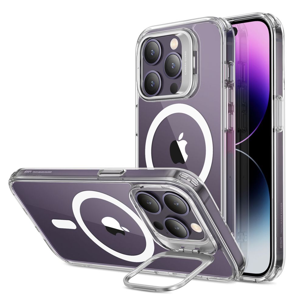 MagSafe Case for Apple iPhone 14 Pro, ESR, Classic Kickstand, Transparent