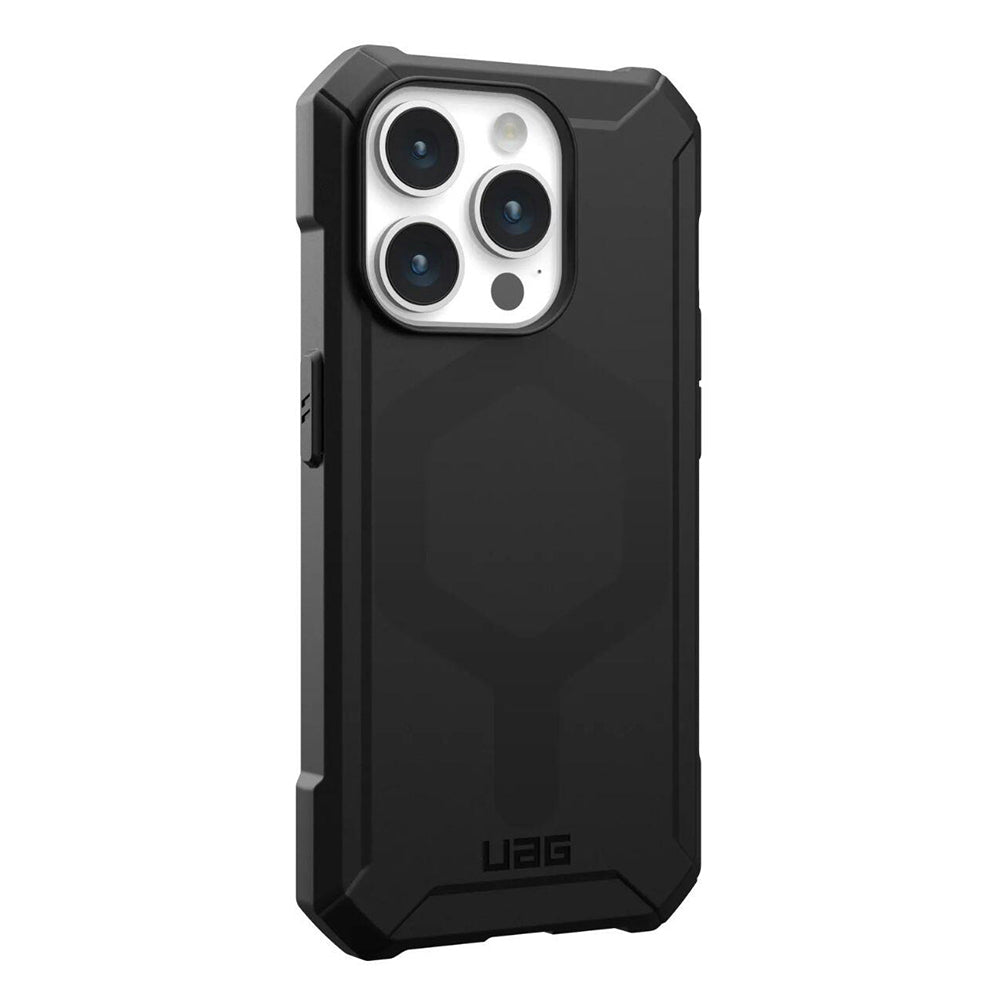 MagSafe Case for Apple iPhone 15 Pro Max, Urban Armor Gear, Essential Armor, Black