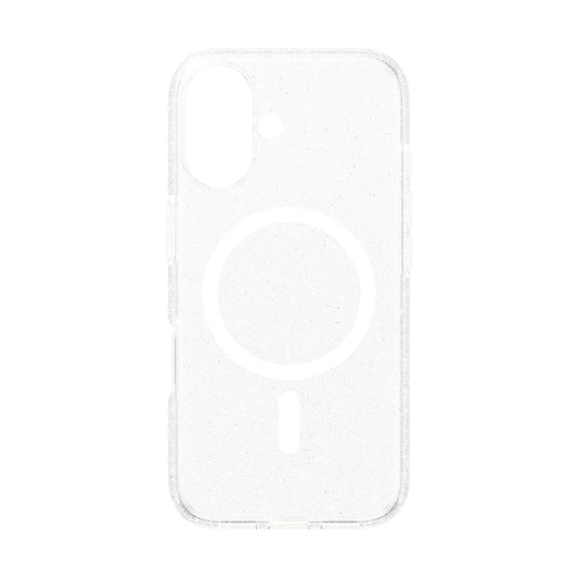MagSafe Case for Apple iPhone 16, PanzerGlass, Urban Combat Star Lit Care, White Transparent