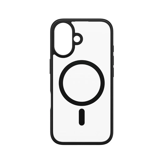MagSafe Case for Apple iPhone 16, PanzerGlass, Frame, Black Transparent