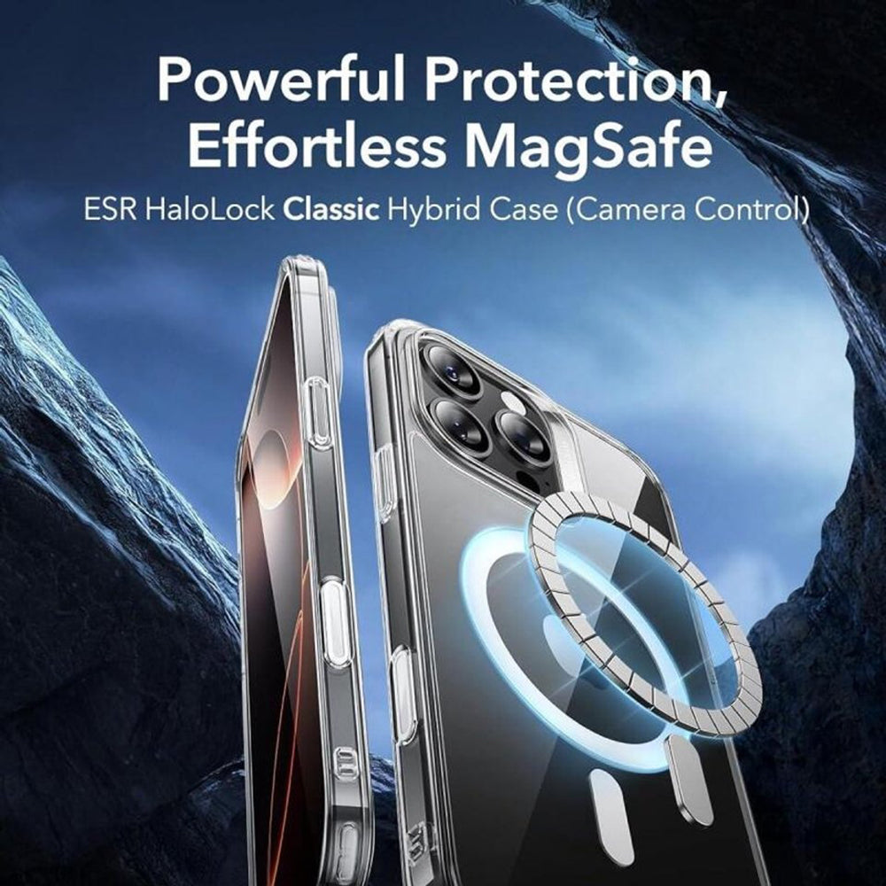 MagSafe-Hülle für Apple iPhone 16 Pro, ESR, Classic Hybrid Slide, Transparent