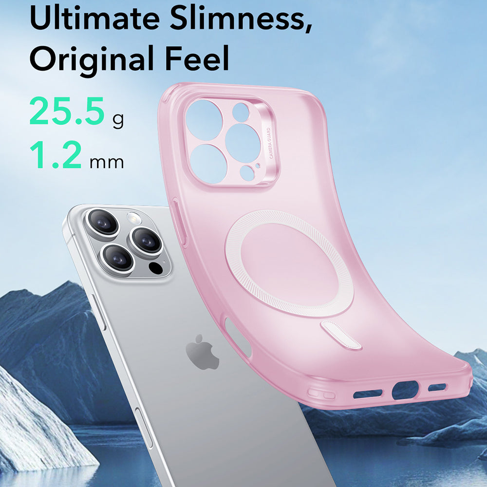 MagSafe Case for Apple iPhone 16 Pro, ESR, Zero, Satin Pink