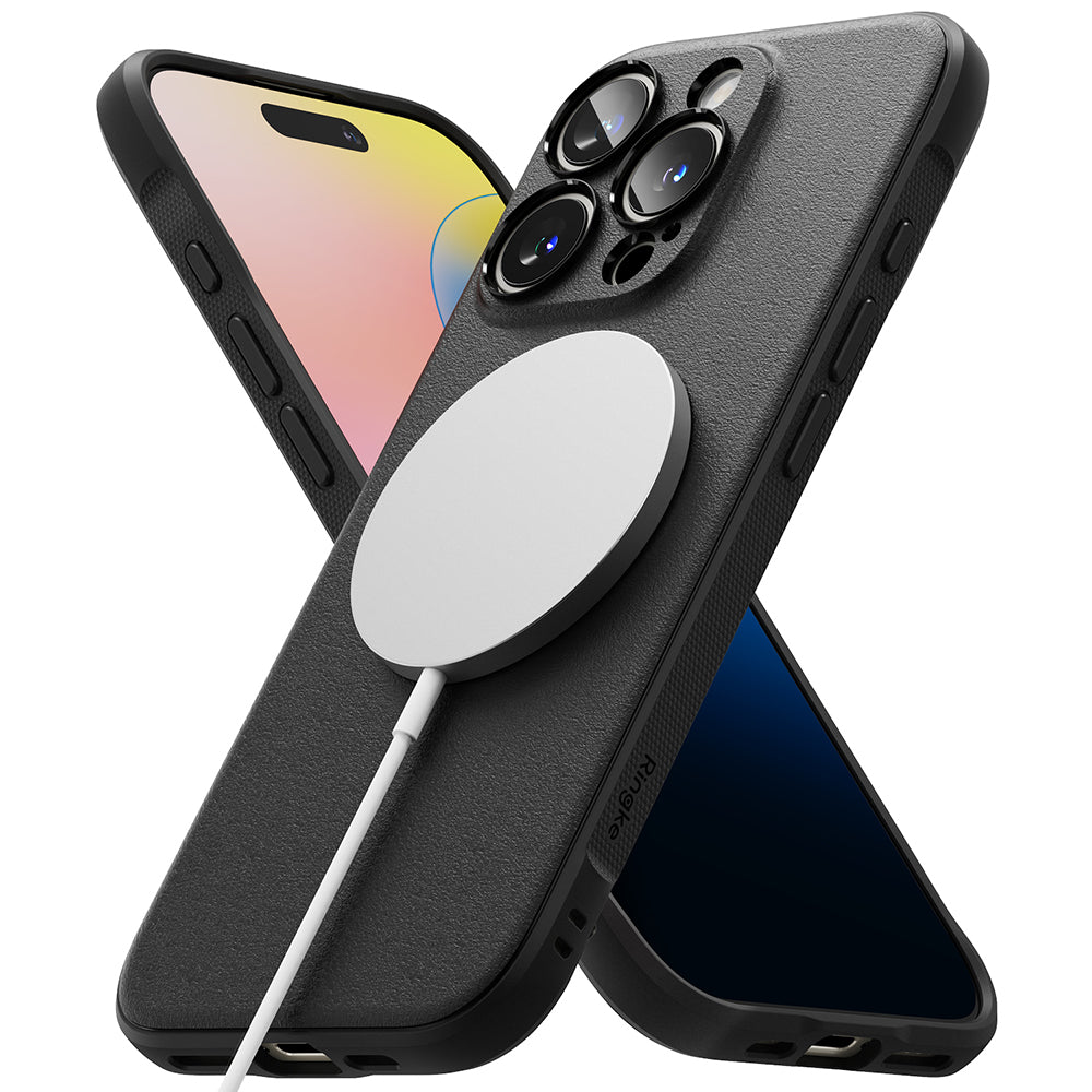 MagSafe-Hülle für Apple iPhone 16 Pro Max, Ringke, Onyx, Schwarz