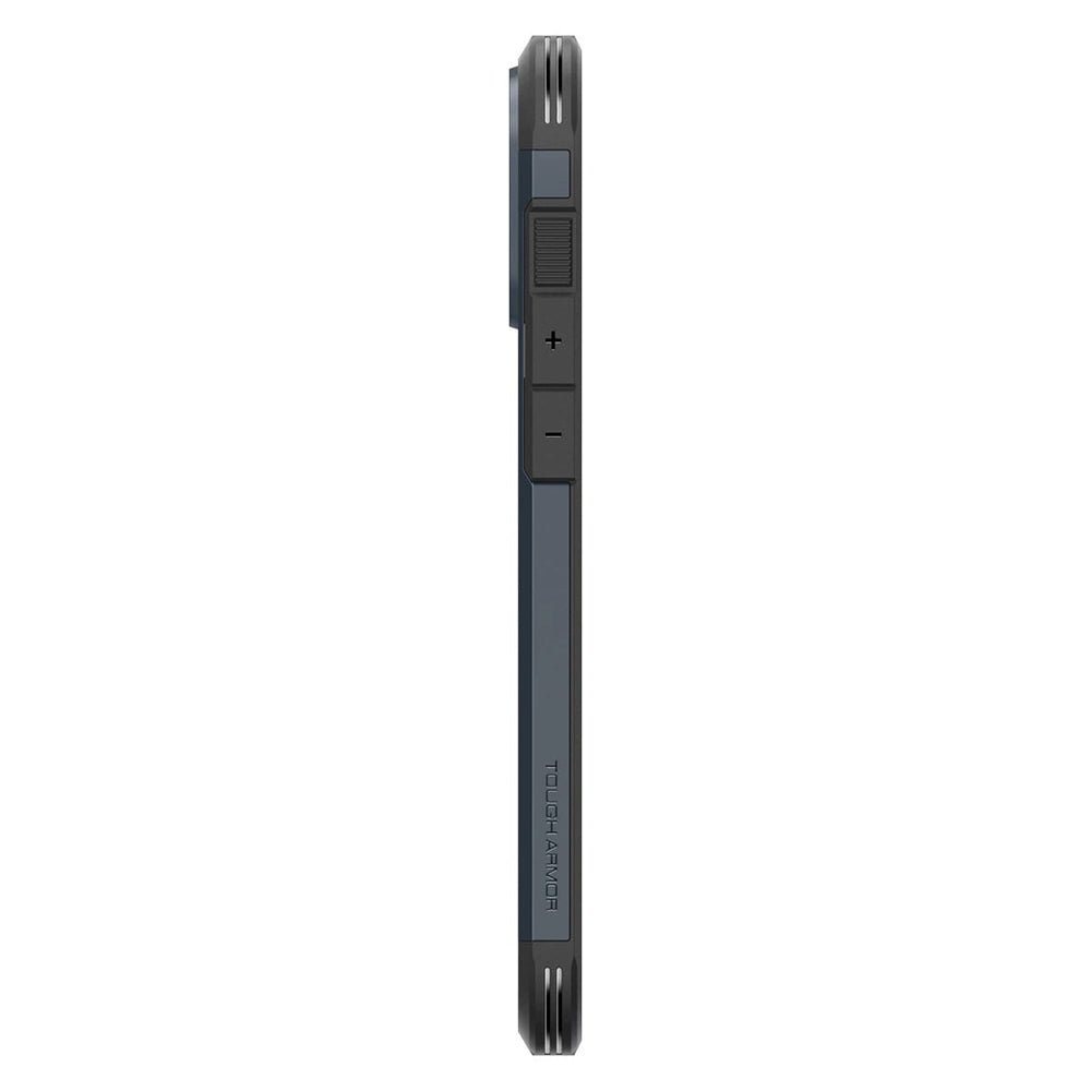 MagSafe Hülle für Apple iPhone 16 Pro Max, Spigen, Tough Armor, Blau ACS08014