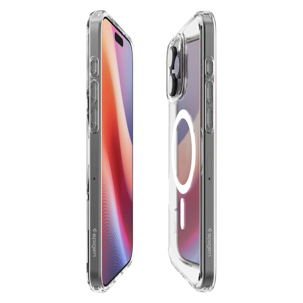 MagSafe Hülle für Apple iPhone 16 Pro Max, Spigen, Ultra Hybrid, Weiß ACS07998
