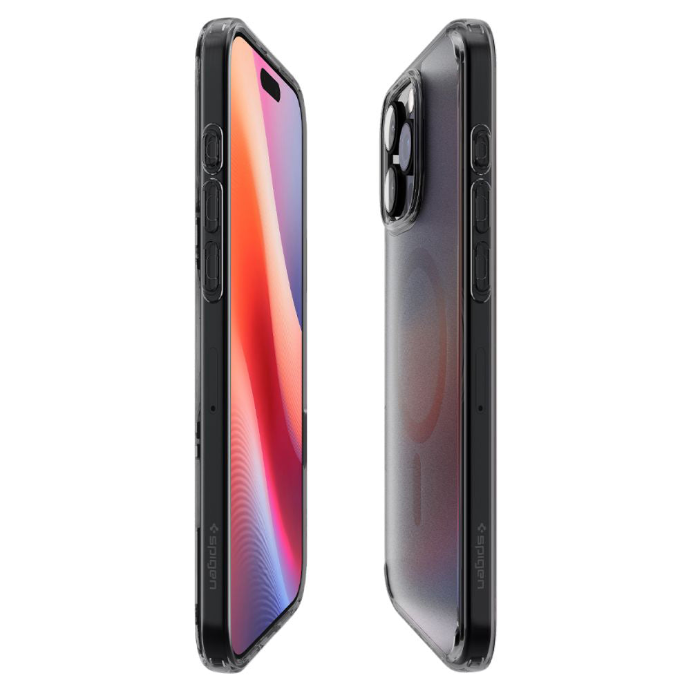 MagSafe Hülle für Apple iPhone 16 Pro Max, Spigen, Ultra Hybrid T, Satinschwarz ACS08507