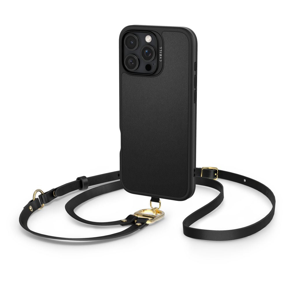MagSafe Hülle für Apple iPhone 16 Pro, Spigen, Cyrill Kajuk Classic Charm, Schwarz