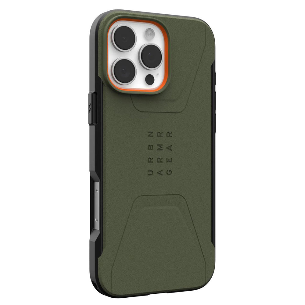 MagSafe Hülle für Apple iPhone 16 Pro, Urban Armor Gear, Civilian, Grün