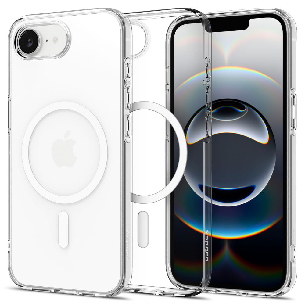 MagSafe Case for Apple iPhone 17e / 16e, Spigen, Liquid Crystal, Transparent