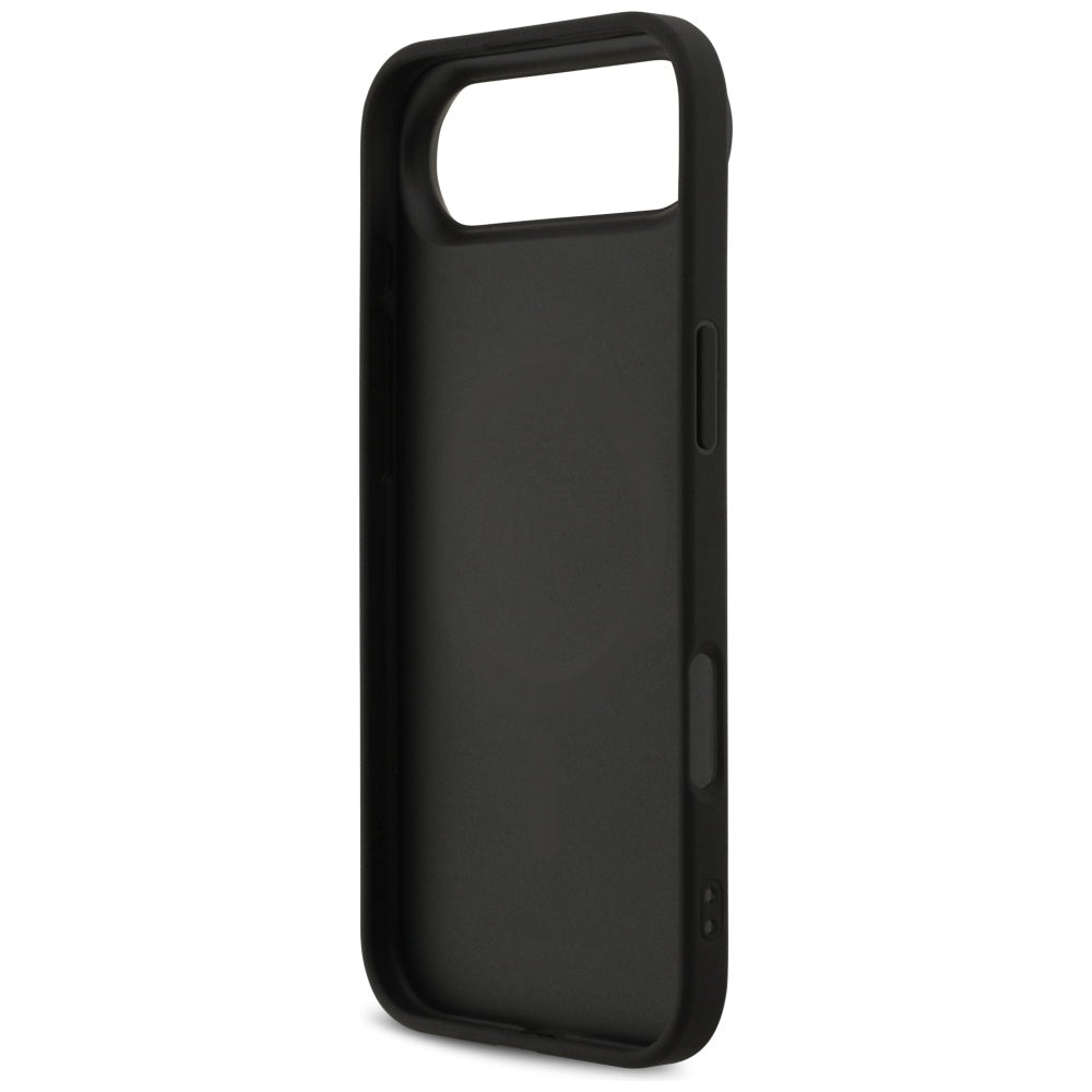 MagSafe Hülle für Apple iPhone 17 Air, Guess, 4G Printed Stripes, Schwarz