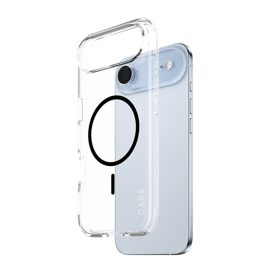 MagSafe Case for Apple iPhone 17 Air, PanzerGlass, Urban Explorer Care, Black Transparent