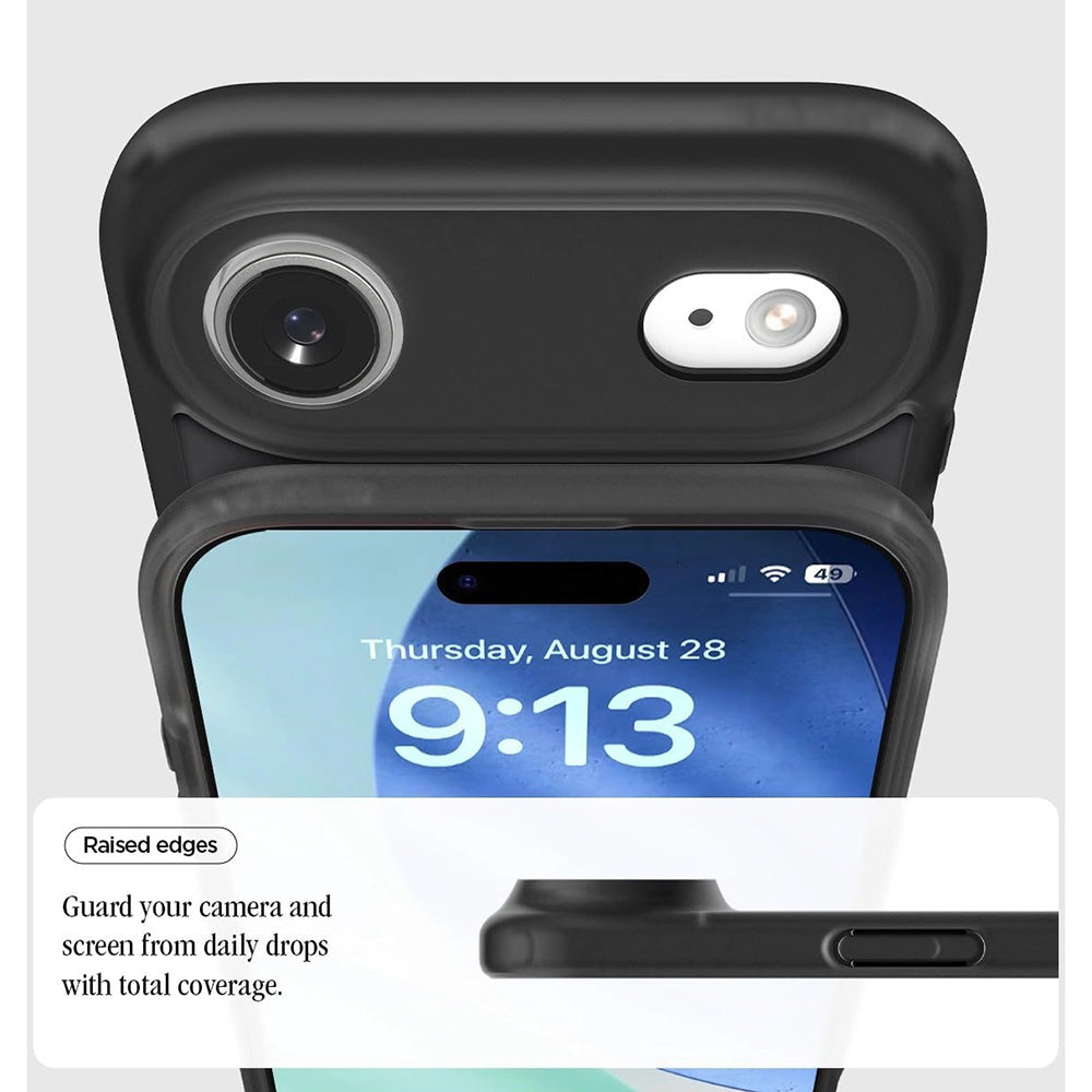 MagSafe Hülle für Apple iPhone 17 Air, Spigen, Ultra Hybrid Classic, Schwarz