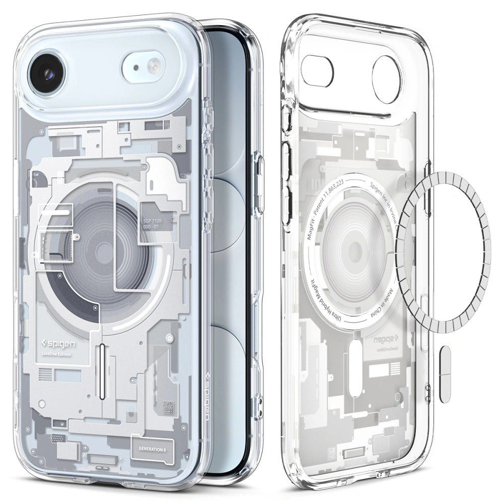 MagSafe Hülle für Apple iPhone 17 Air, Spigen, Ultra Hybrid Zero One, Weiß