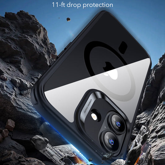 MagSafe Case for Apple iPhone 17, ESR, Classic Hybrid, Black Transparent