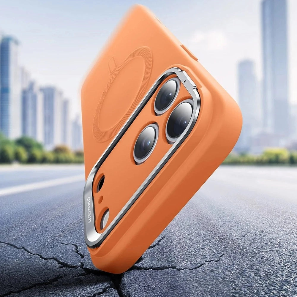 MagSafe Hülle für Apple iPhone 17 Pro, ESR, Cloud Soft Kickstand, Orange