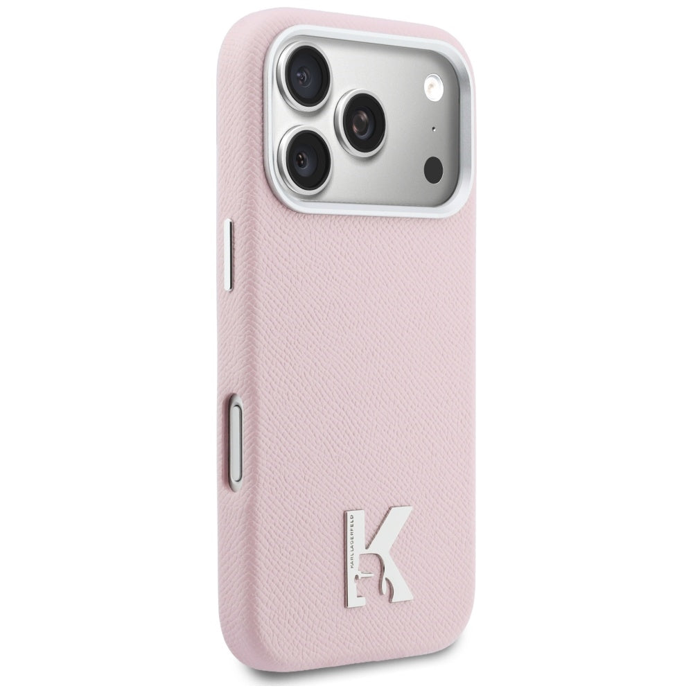 MagSafe Hülle für Apple iPhone 17 Pro, Karl Lagerfeld, Karl Head Logo, Rosa
