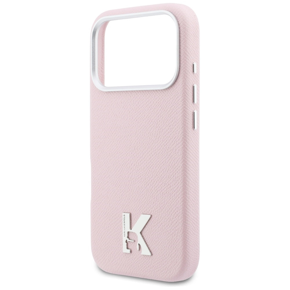 MagSafe Hülle für Apple iPhone 17 Pro, Karl Lagerfeld, Karl Head Logo, Rosa