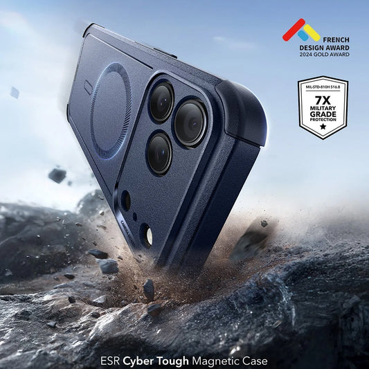 MagSafe Hülle für Apple iPhone 17 Pro Max, ESR, Cyber, Blau