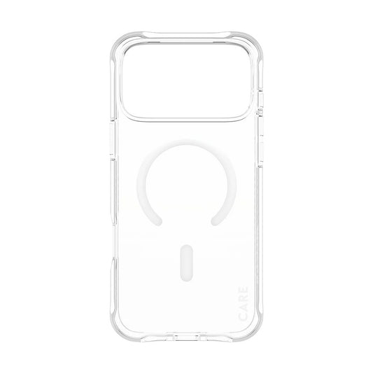 MagSafe Case for Apple iPhone 17 Pro Max, PanzerGlass, Fashionable Care, White Transparent