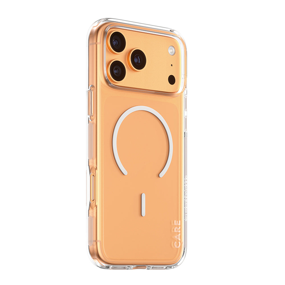 MagSafe Hülle für Apple iPhone 17 Pro Max, PanzerGlass, Care Urban Explorer, Transparent Weiß