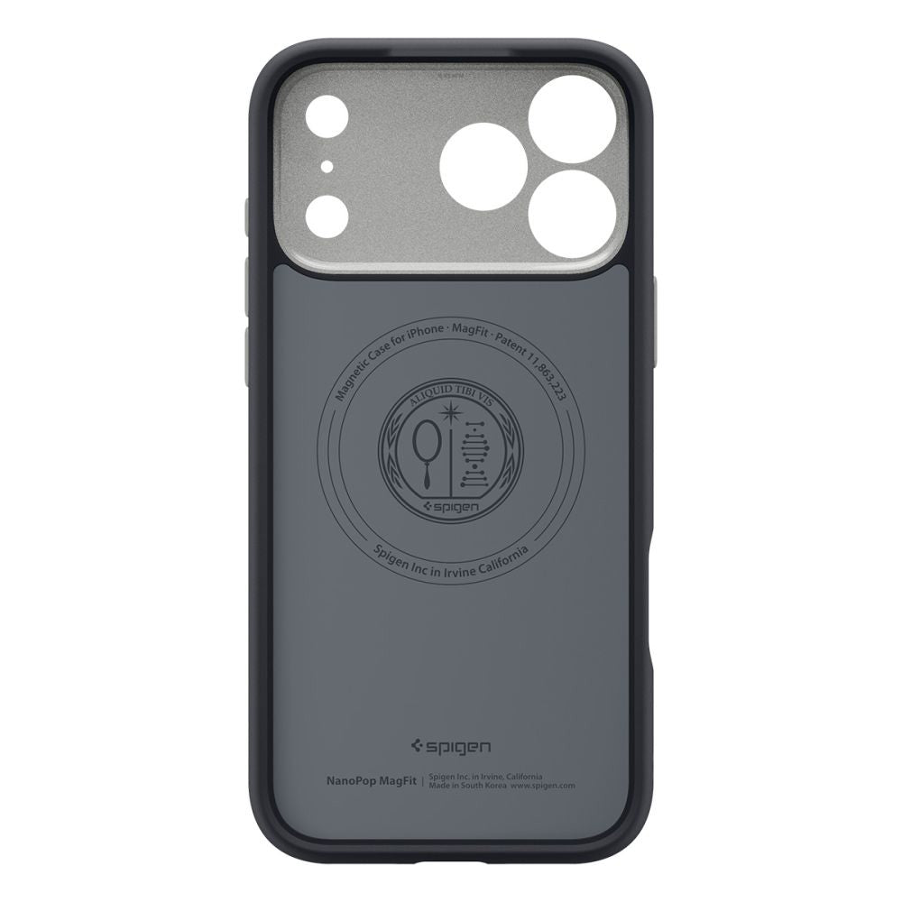 MagSafe Hülle für Apple iPhone 17 Pro Max, Spigen, Caseology Nano Pop, Schwarz