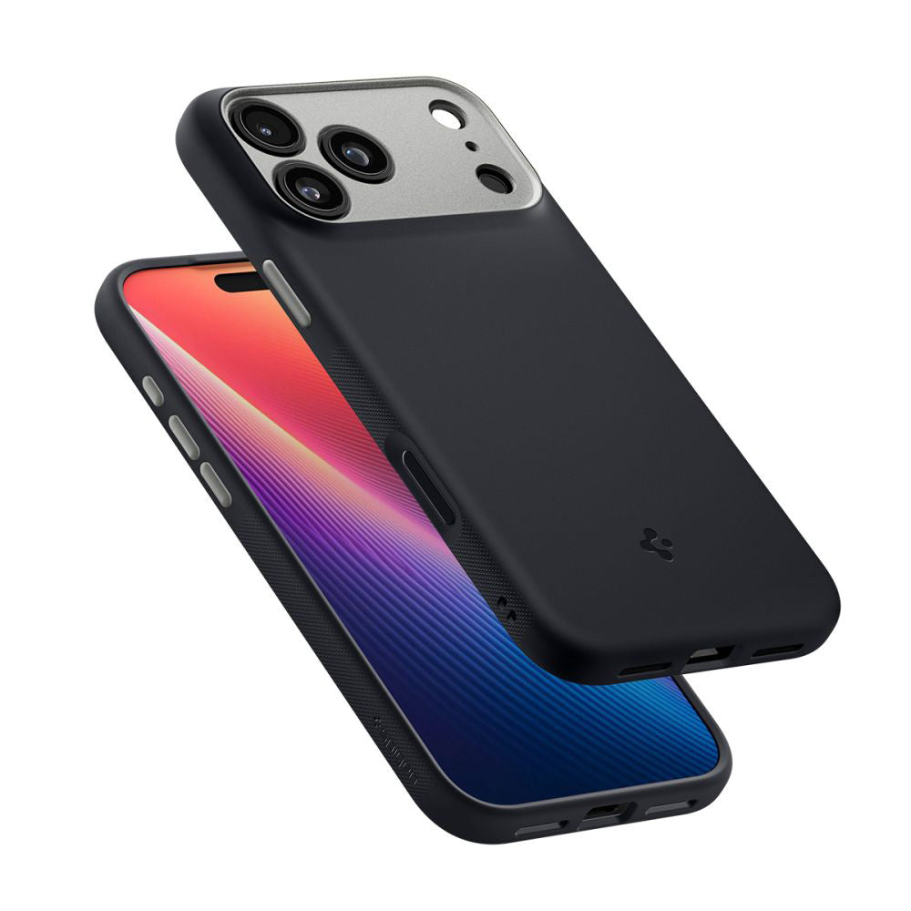 MagSafe Hülle für Apple iPhone 17 Pro Max, Spigen, Caseology Nano Pop, Schwarz