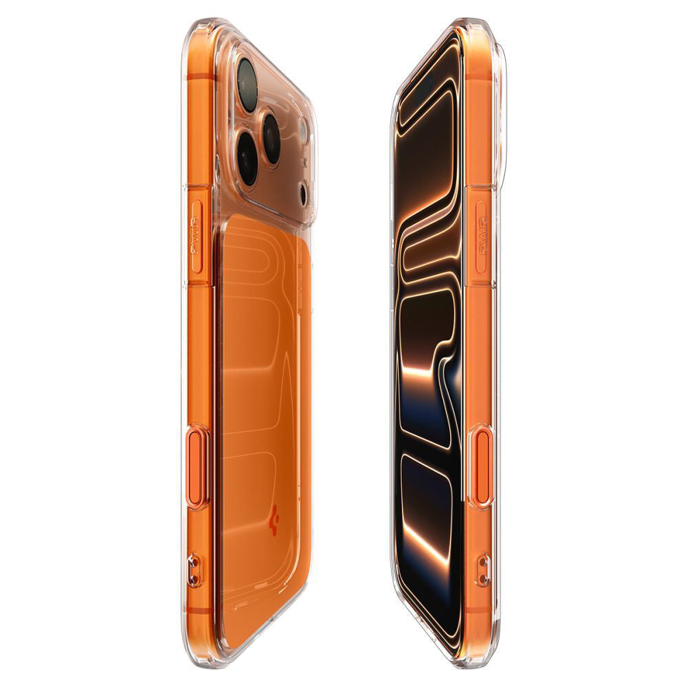 MagSafe Hülle für Apple iPhone 17 Pro Max, Spigen, Ultra Hybrid T, Orange ACS10474