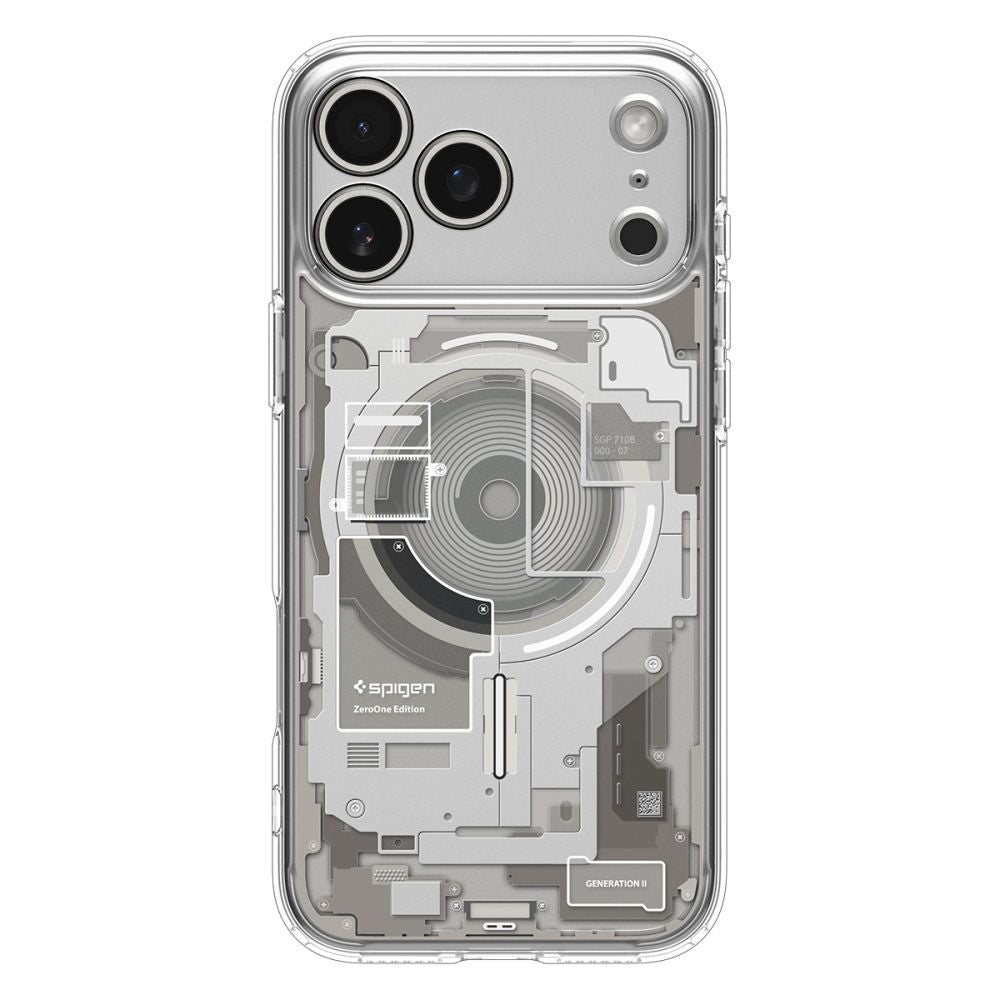 MagSafe Hülle für Apple iPhone 17 Pro Max, Spigen, Ultra Hybrid Zero One, Beige ACS10288