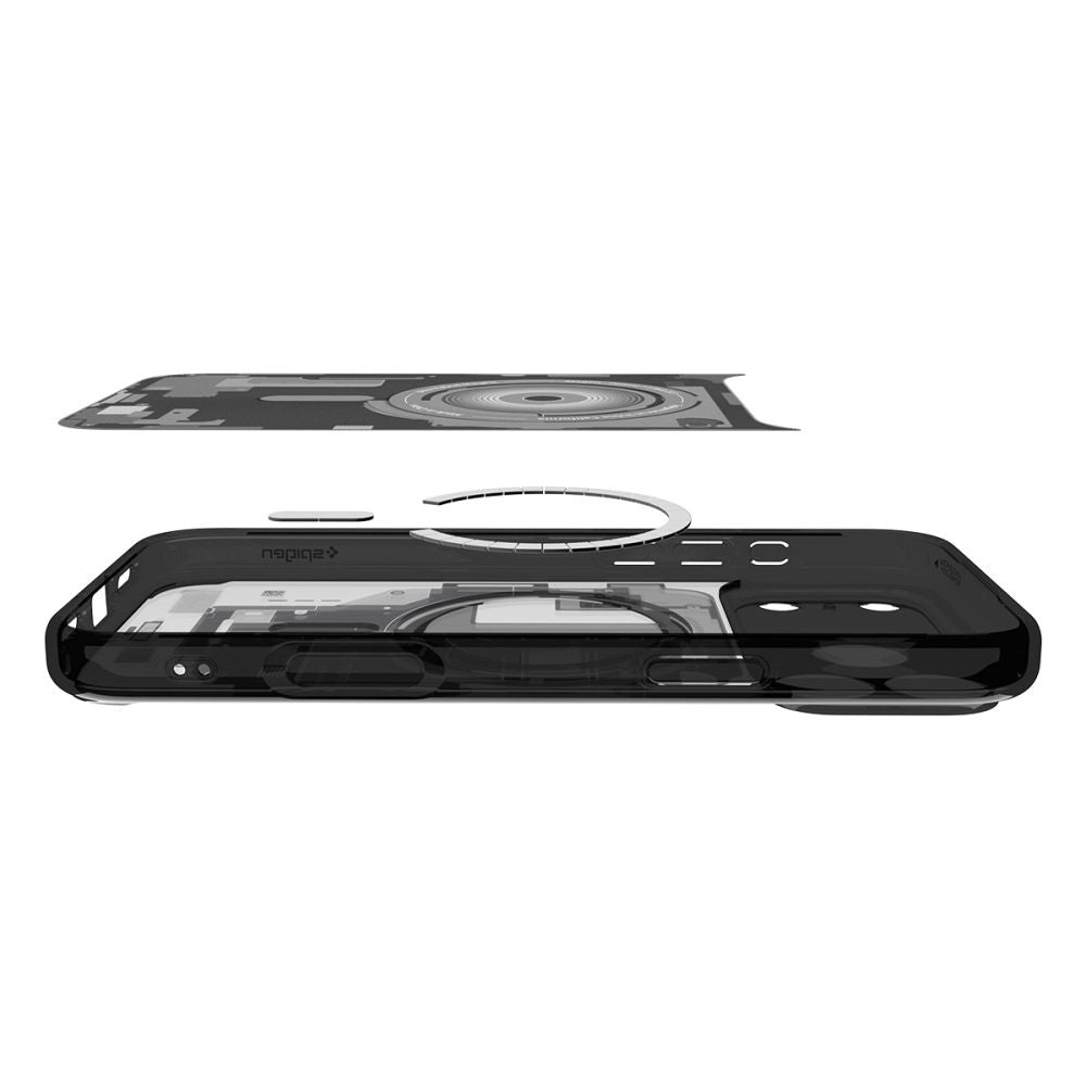 MagSafe Hülle für Apple iPhone 17 Pro Max, Spigen, Ultra Hybrid Zero One, Schwarz ACS10289