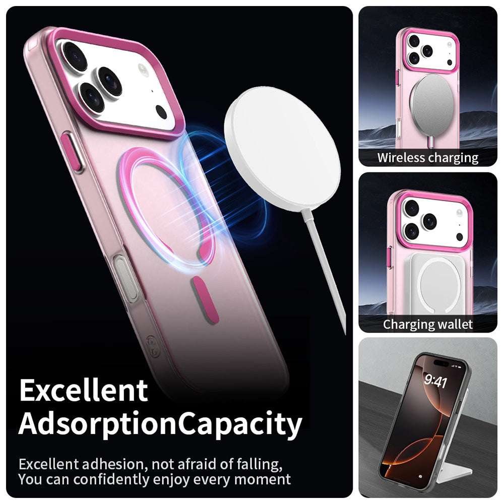 MagSafe Hülle für Apple iPhone 17 Pro Max, Techsuit, CandyCase, Rosa
