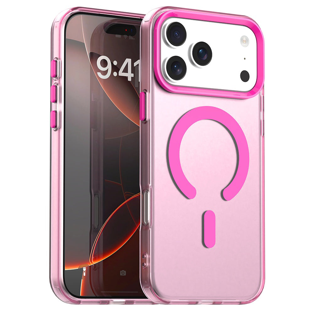 MagSafe Hülle für Apple iPhone 17 Pro Max, Techsuit, CandyCase, Rosa