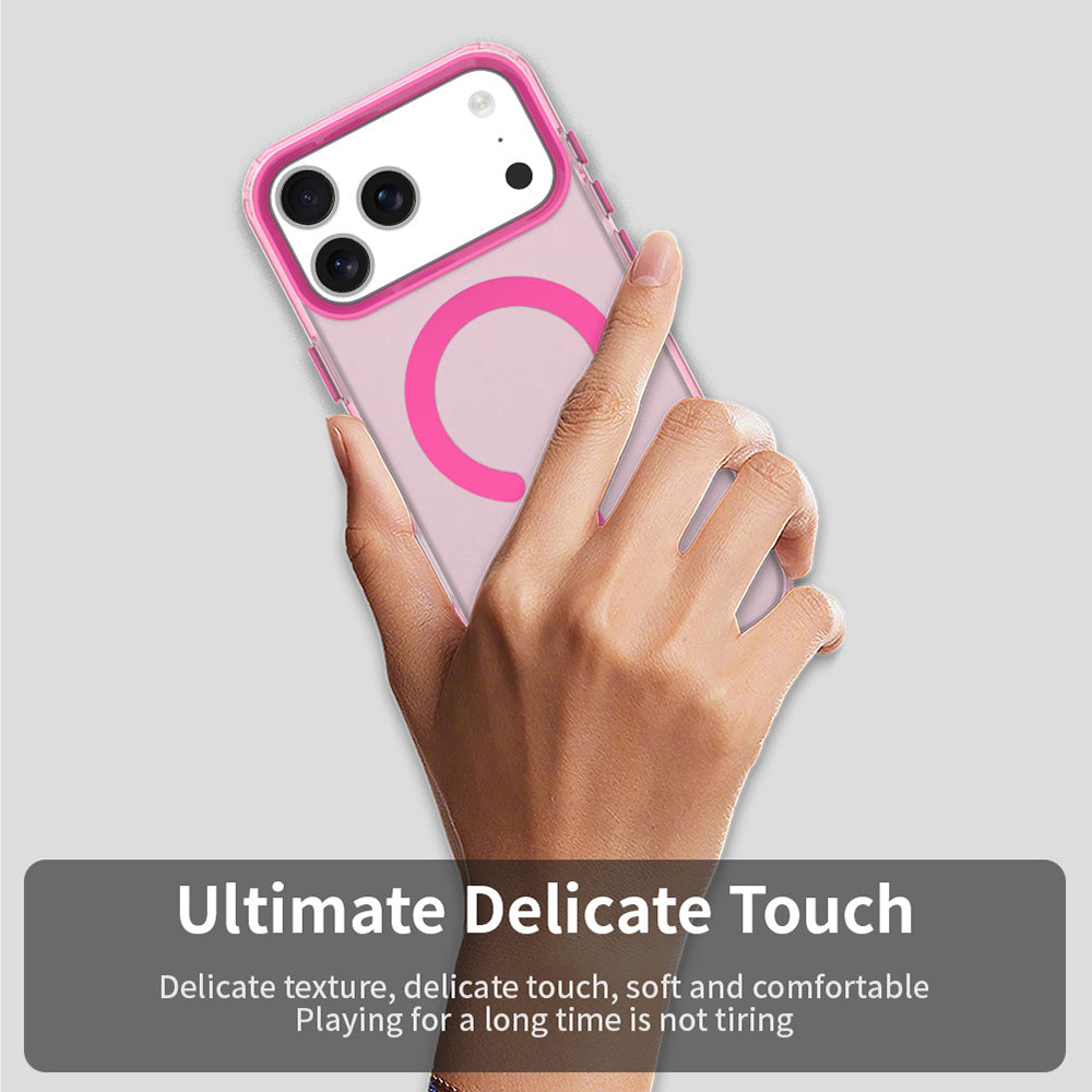 MagSafe Hülle für Apple iPhone 17 Pro Max, Techsuit, CandyCase, Rosa