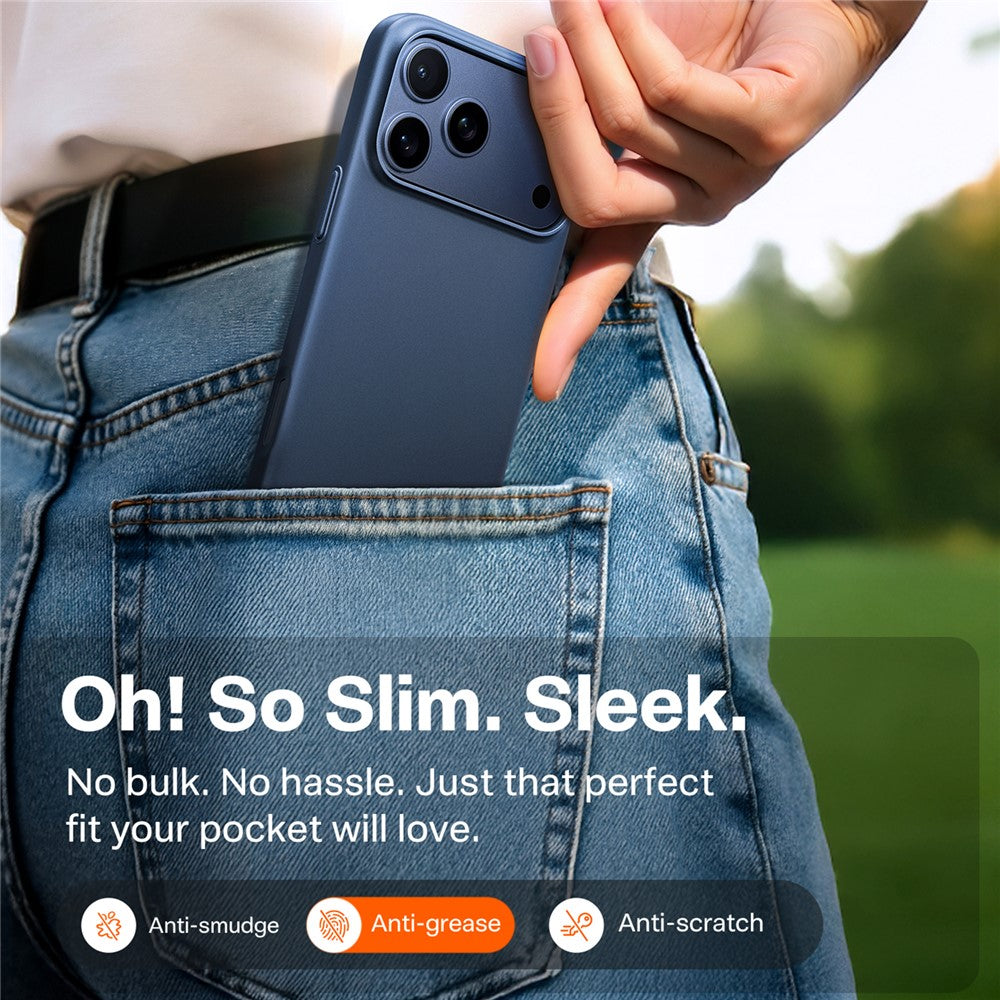 MagSafe Hülle für Apple iPhone 17 Pro Max, Torras, SlimFit, Marineblau