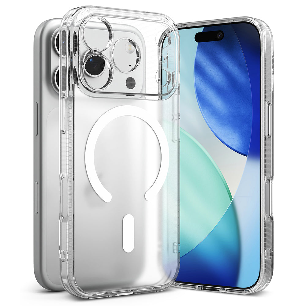 MagSafe Hülle für Apple iPhone 17 Pro, Ringke, Fusion, Matt Transparent