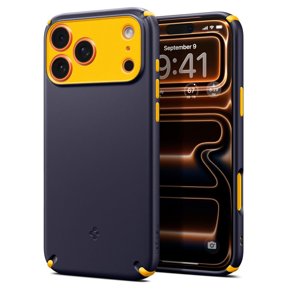 MagSafe Hülle für Apple iPhone 17 Pro, Spigen, Caseology Nano Pop Hybrid, Lila ACS11149